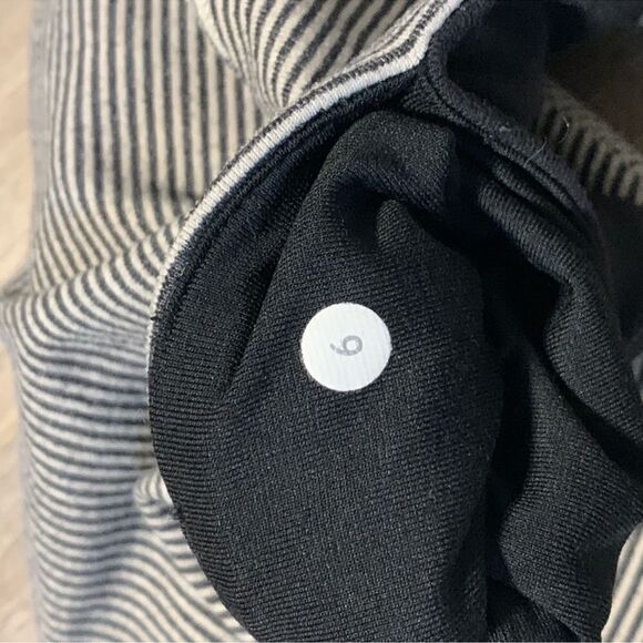 LULULEMON Wunder Under Crop Tonka Stripe Legging Rare 6 - Picture 6 of 6